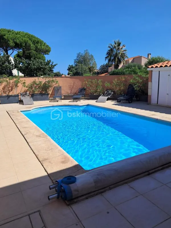 LE BARCARÈS VILLAGE – MAISON T4 AVEC PISCINE À PROXIMITE DE LA PLAGE