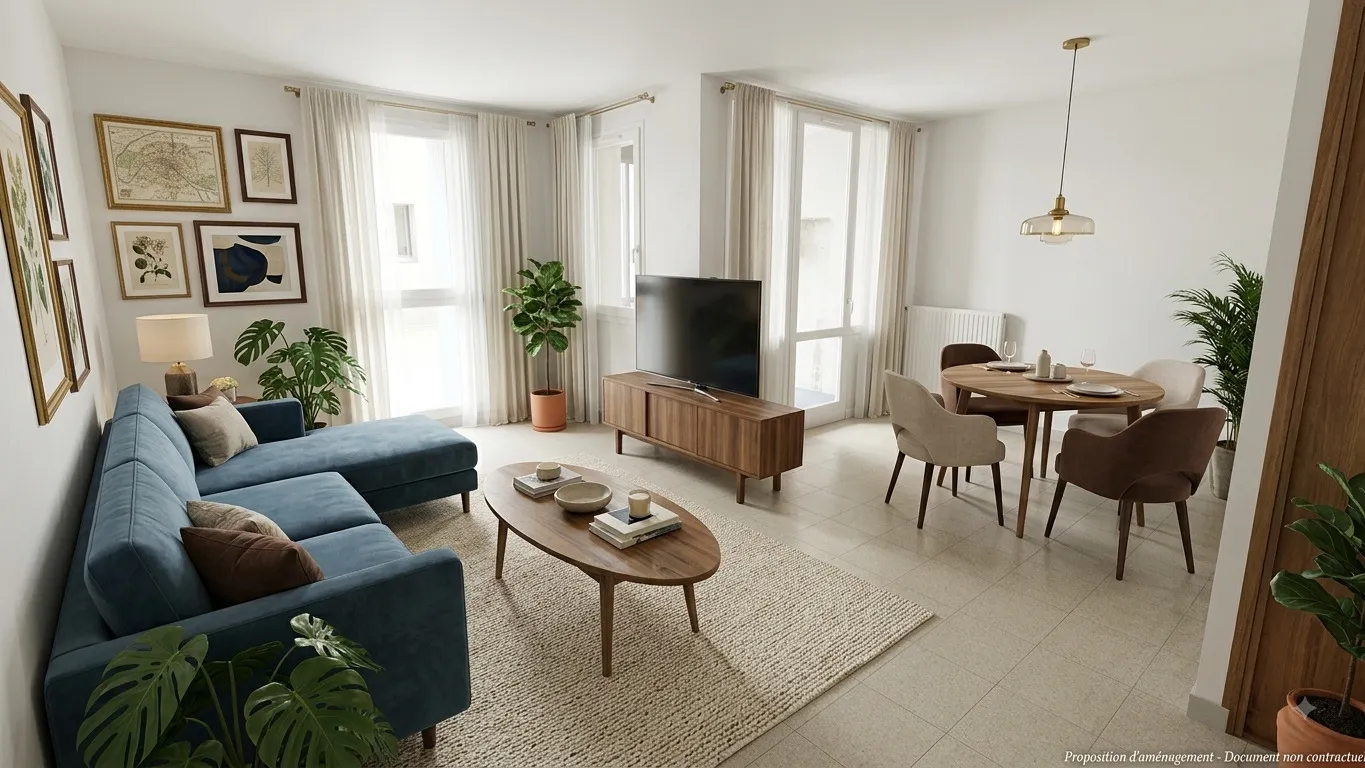 Appartement T4 duplex de 88 m² – Avignon intra-muros