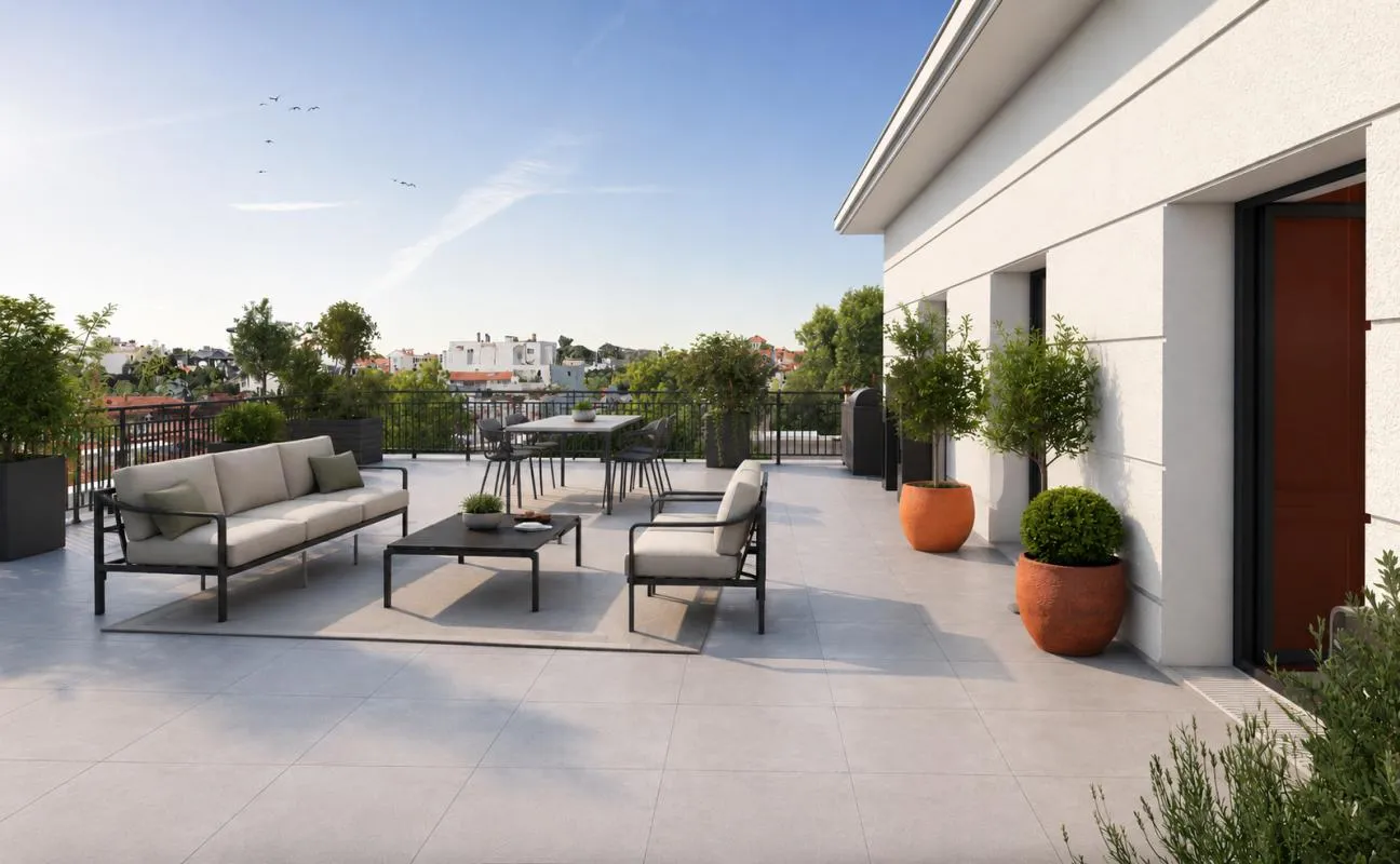 3 PIECES EN DERNIER ETAGE AVEC TERRASSE