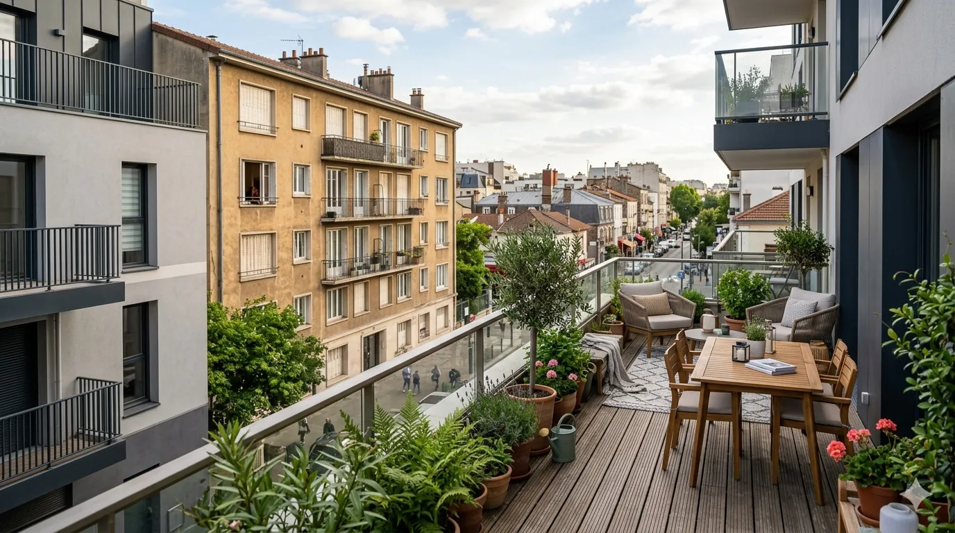 - T3 avec TERRASSE privative orientée SUD-OUEST, PARKING, PROCHE QUAIS DE SEINE -