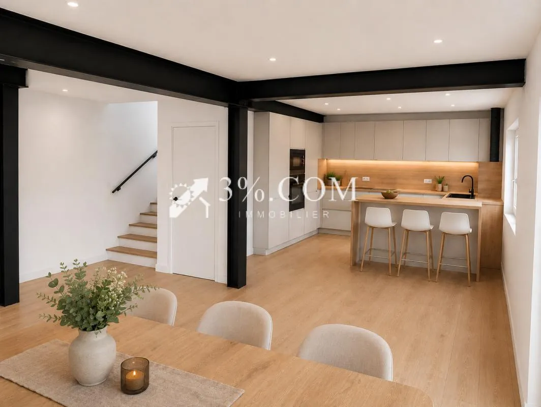 3%.com-- Duplex 4 pièces avec jardin à ROESCHWOOG
