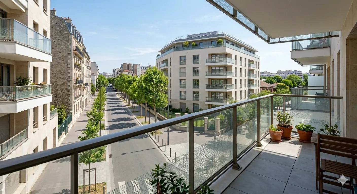 - T2 avec BALCON, proche métro -