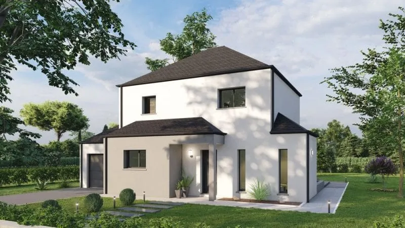 Etage (105M²) – 4 chambres – Séné