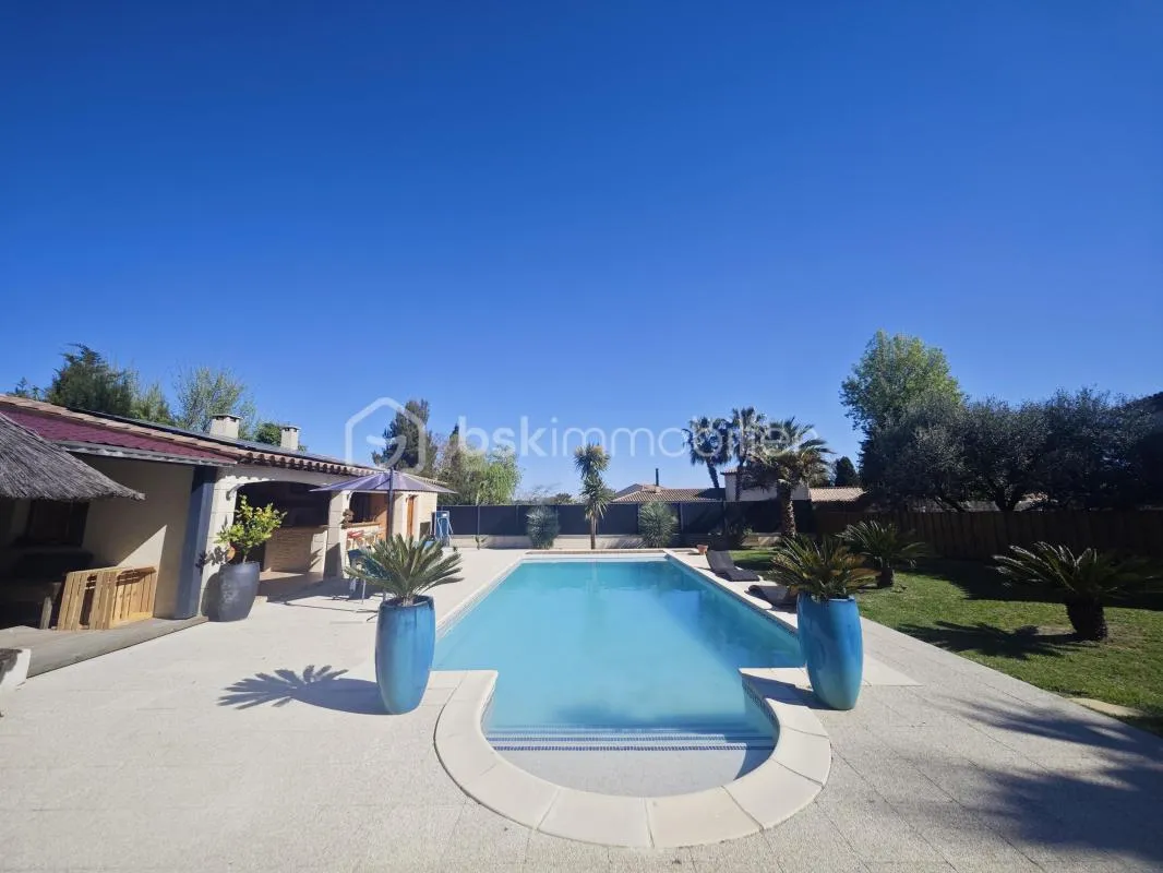 COUP DE COEUR A FABRÈGUES - PROPRIETE D'EXCEPTION – VILLA 170 m2 / 1750 m2 AVEC PISCINE & POOL HOUSE