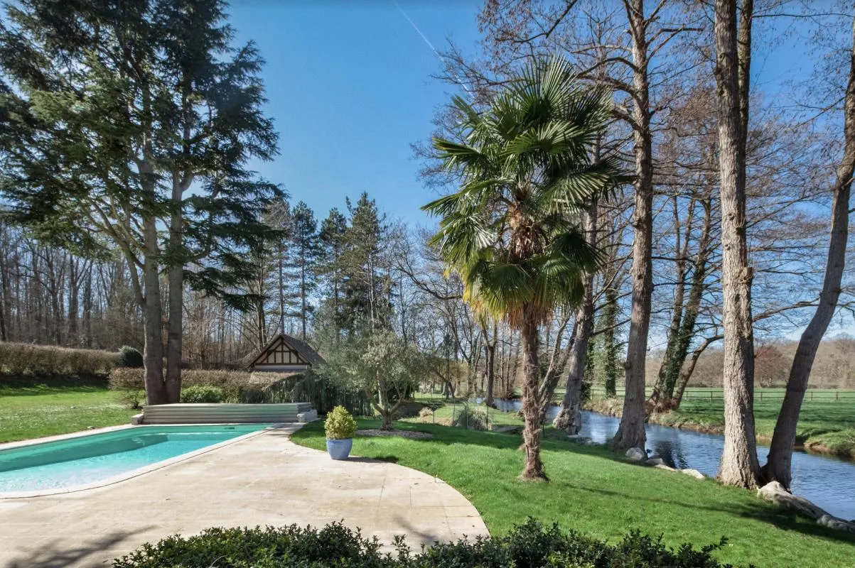 Splendide maison de campagne secondaire avec parc, piscine et tennis