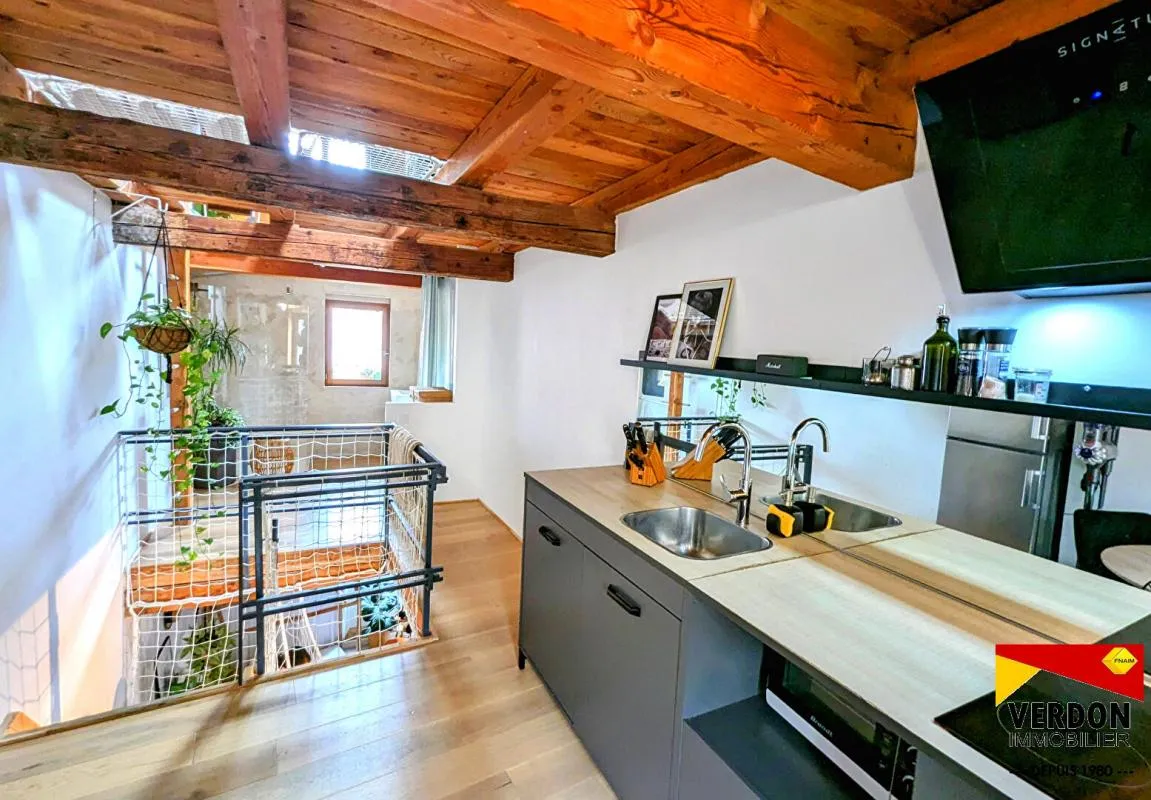 MAISON DE VILLAGE ATYPIQUE AU COEUR DE ST ANDRE LES ALPES