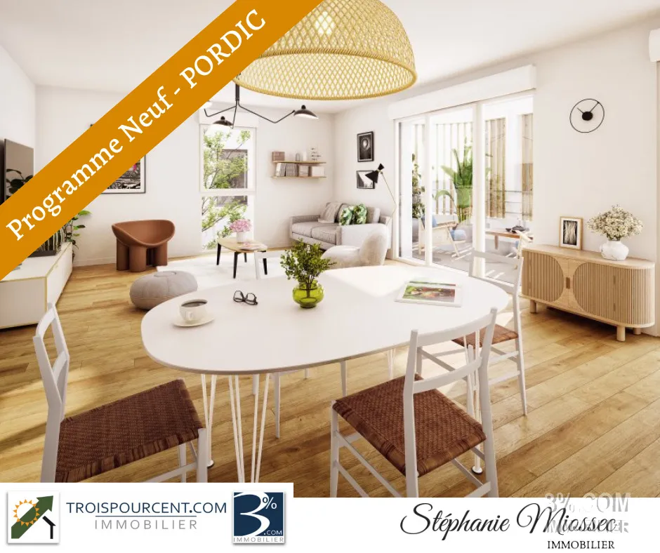 Appartement T3 de 57,28m2 avec terrasse