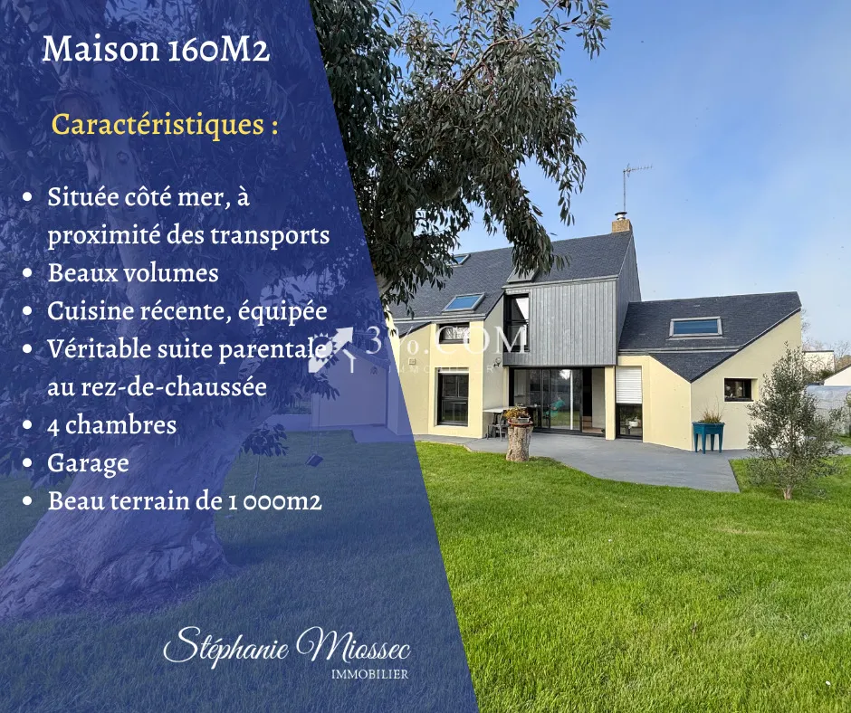 Maison atypique de 160 m2 à Pordic, côté mer