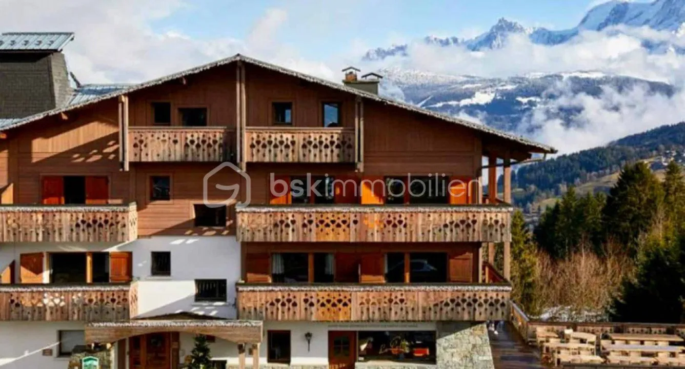 BAISSE DE PRIX - IDEAL INVESTISSEMENT HAUT DE GAMME - T1cabine avec balcon et parking - MEGEVE