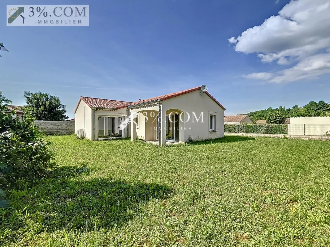 Maison de plain pied 85 m2 sur parcelle de 496 m2