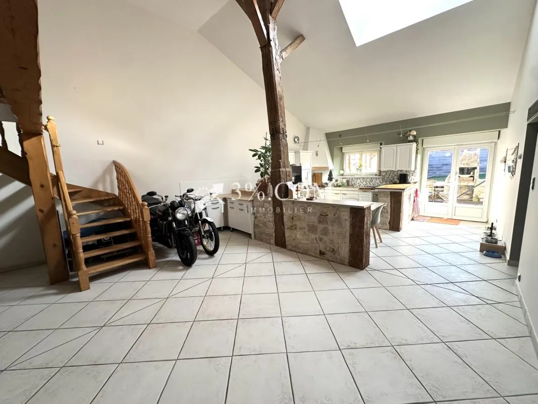FERME LORRAINE RENOVEE  - GRANGE - TERRAIN 585 M2 - LAMATH