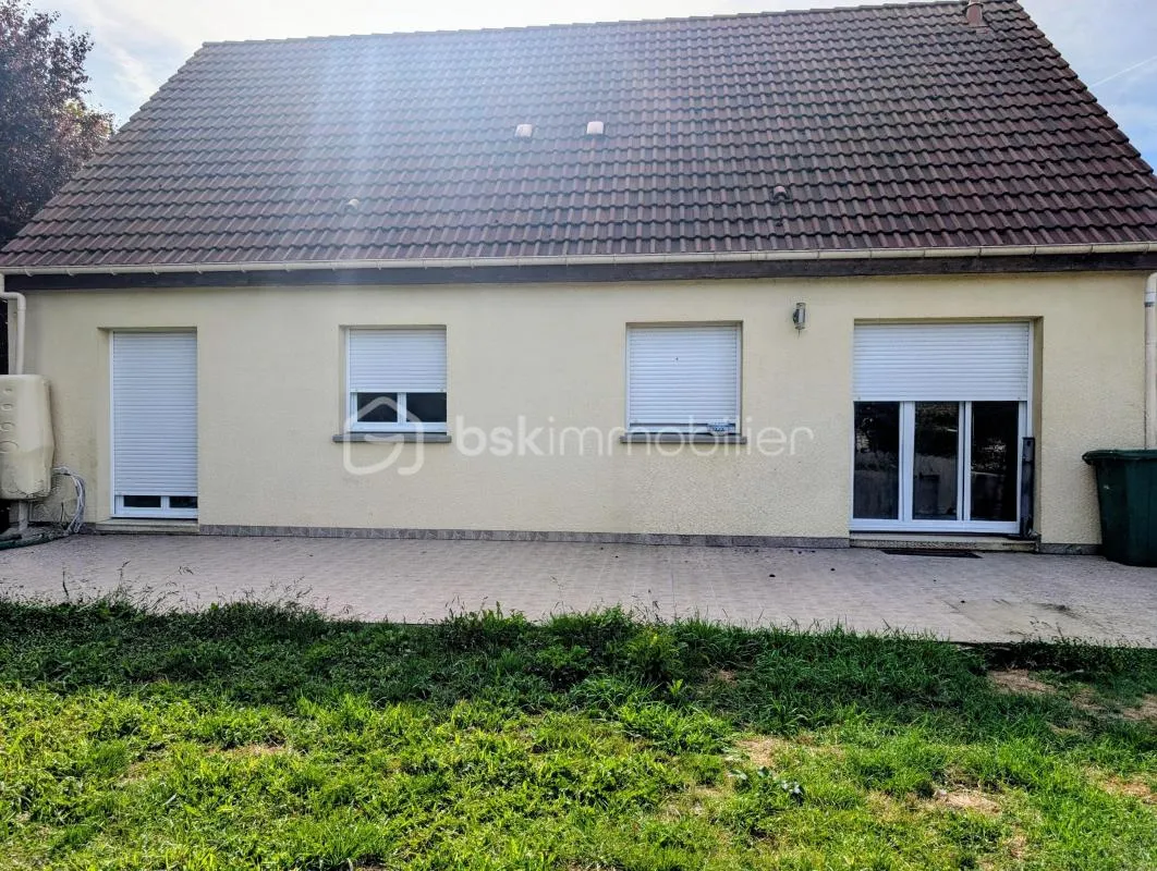 Maison 4 chambres plain-pied – Danizy (02800) – 90 m² + jardin clos 418m²