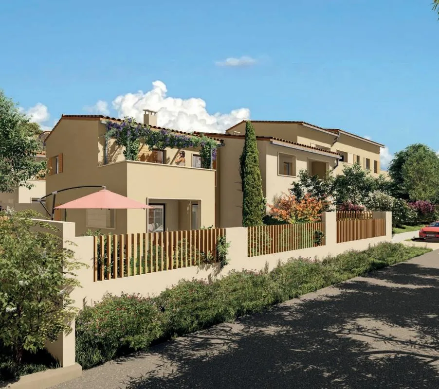 T1 de 28m² avec terrasse de 12m² et jardin de 18m² + parking