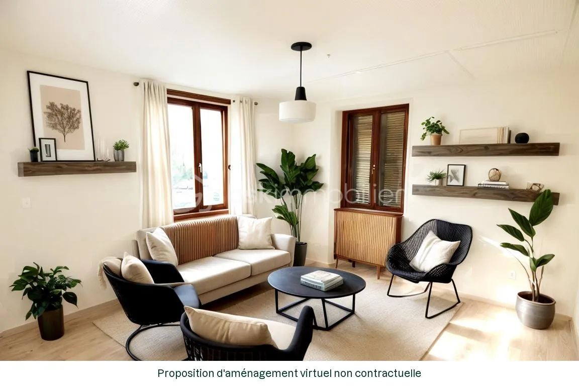 APPARTEMENT F2 40 M2 à VALDOIE à rénover