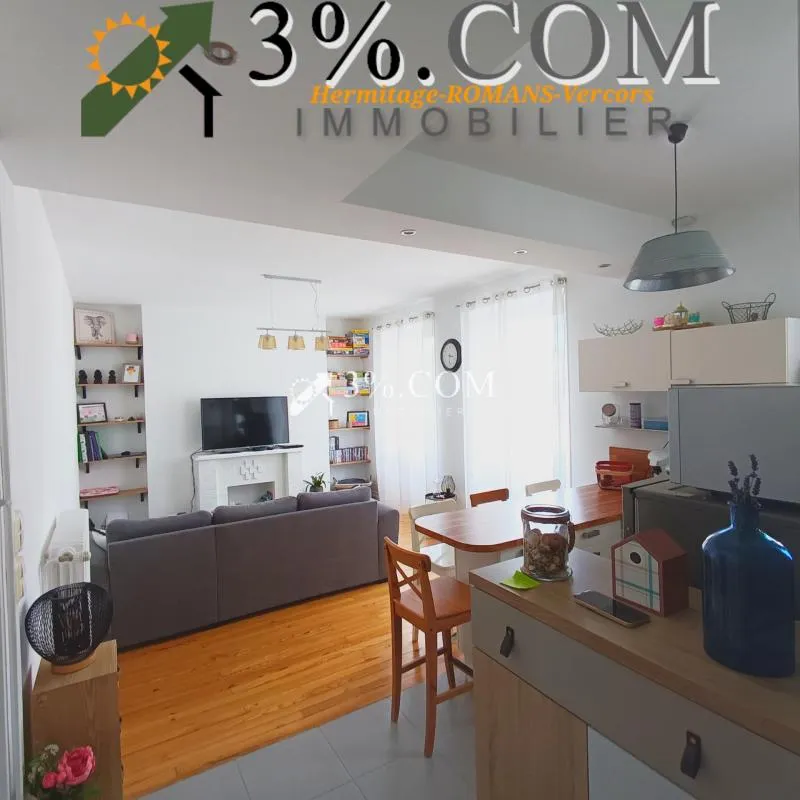 T3 de 64.49m2 + parking privé + 2 Caves (26300) BOURG-DE-PEA
