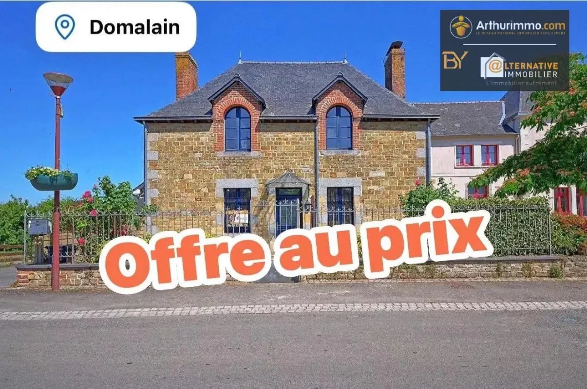 COUP DE COEUR! Maison en pierre rénovée plein centre!