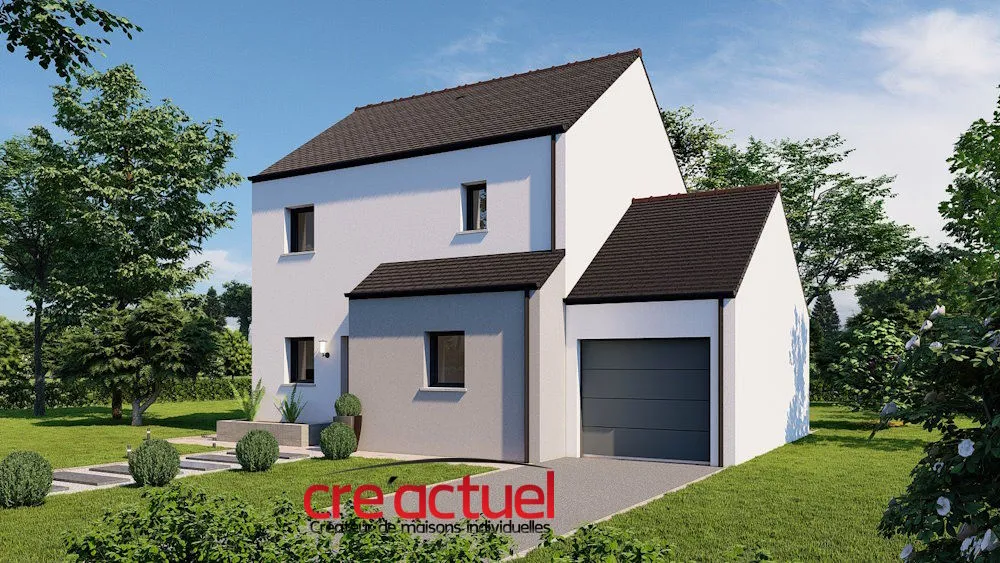 Maison neuve (90 m²) – 4 chambres à MONTAUBAN DE BRETAGNE