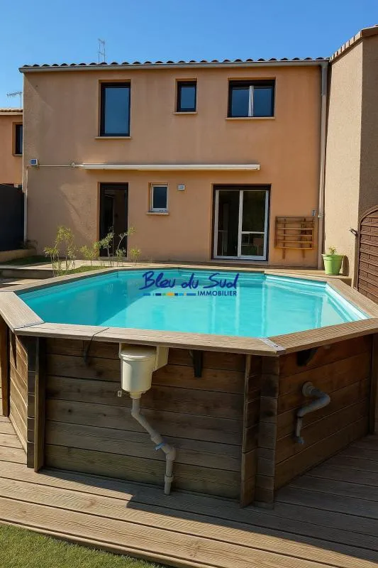 MAISON RENOVEE AVEC TERRASSE, JARDIN ET PISCINE