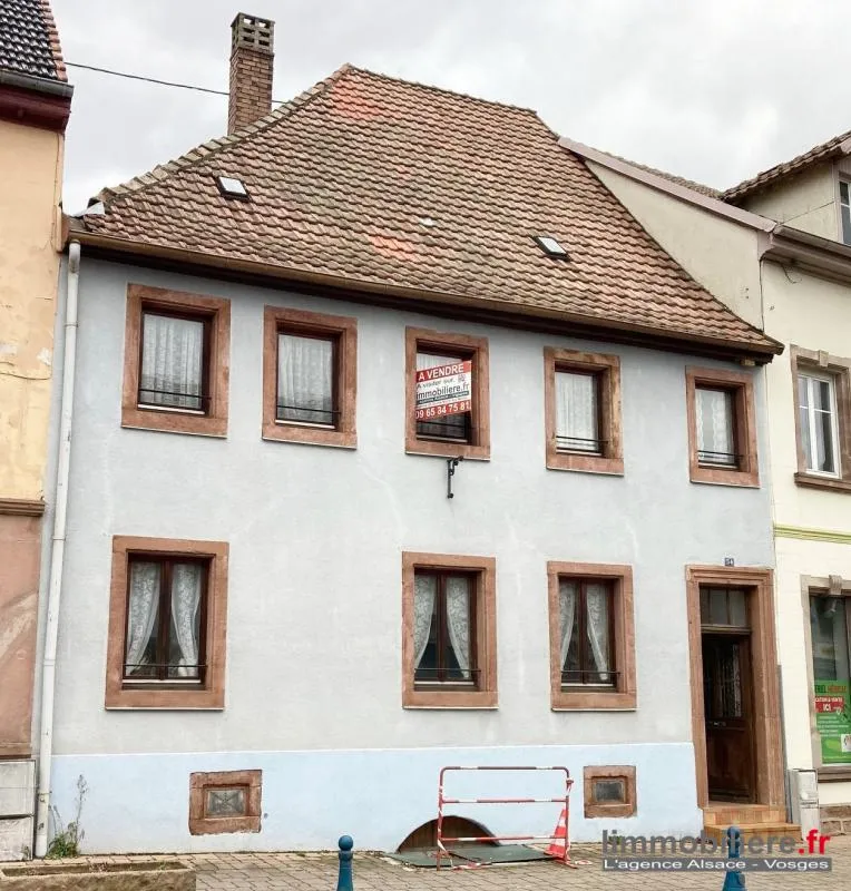 Maison de village avec jardin et fort potentiel