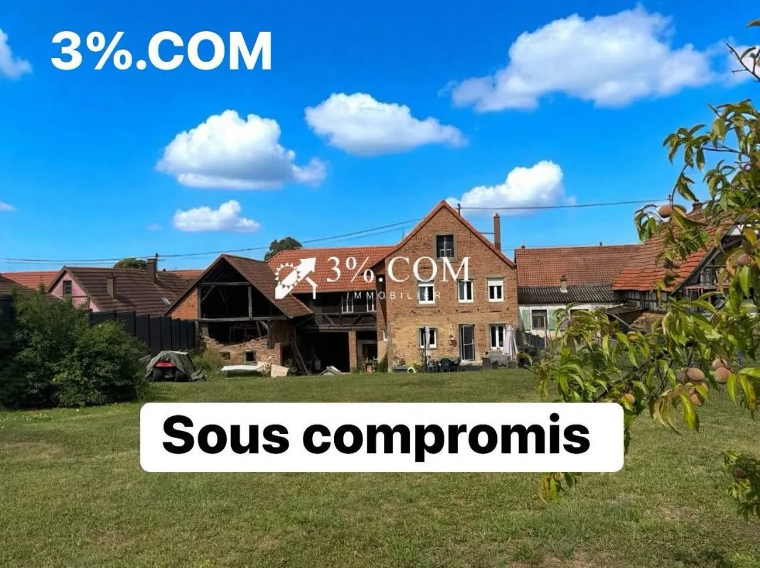 3%COM Une  grande maison rénovée avec dépendance sur 32 ares
