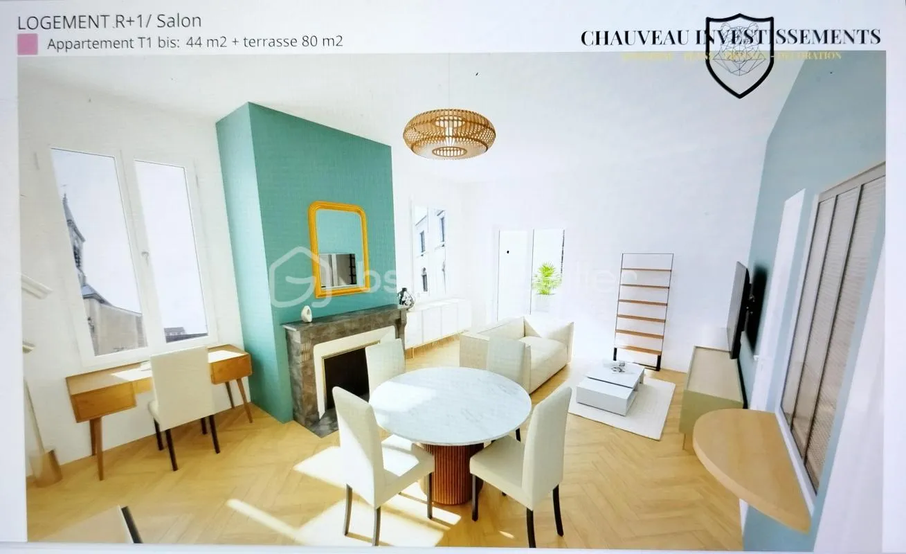 A VENDRE T2 AVEC TERRASSE PLACE DE PARKING ET CAVE