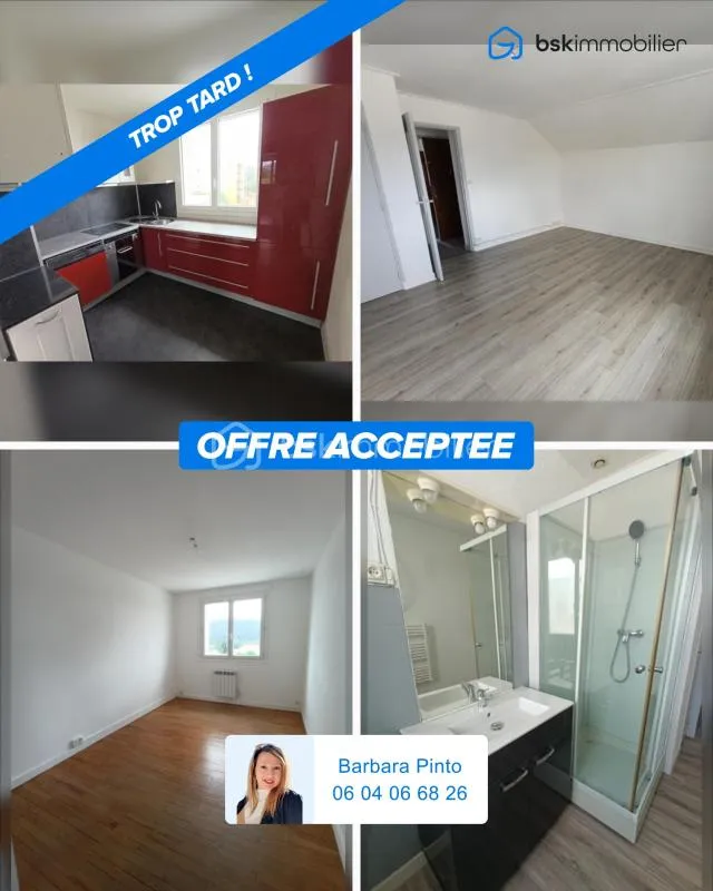 Appartement T3 rénové avec vue montagne, garage et terrain