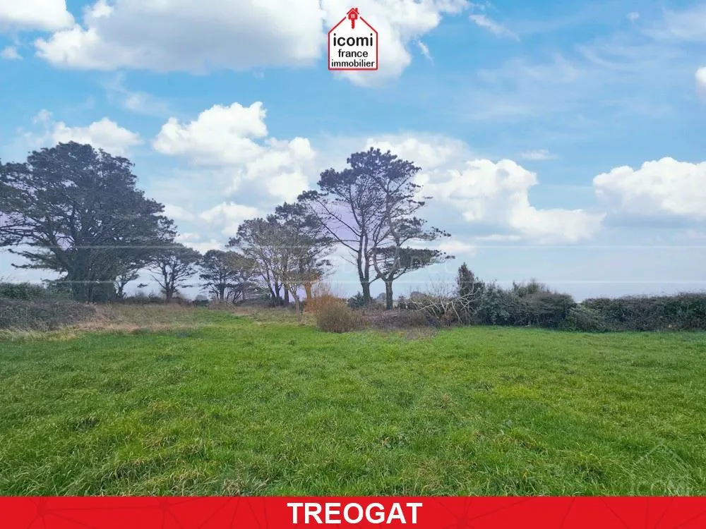 FINISTERE - Tréogat (29720) - A VENDRE - MAISON T3 AVEC TERRAIN DE 4000M² - VUE MER -  PLAGE A 2 MN - EXTENSION POSSIBLE - SPOT SURF DE KERBINIGOU A PROXIMITE IMMEDIATE