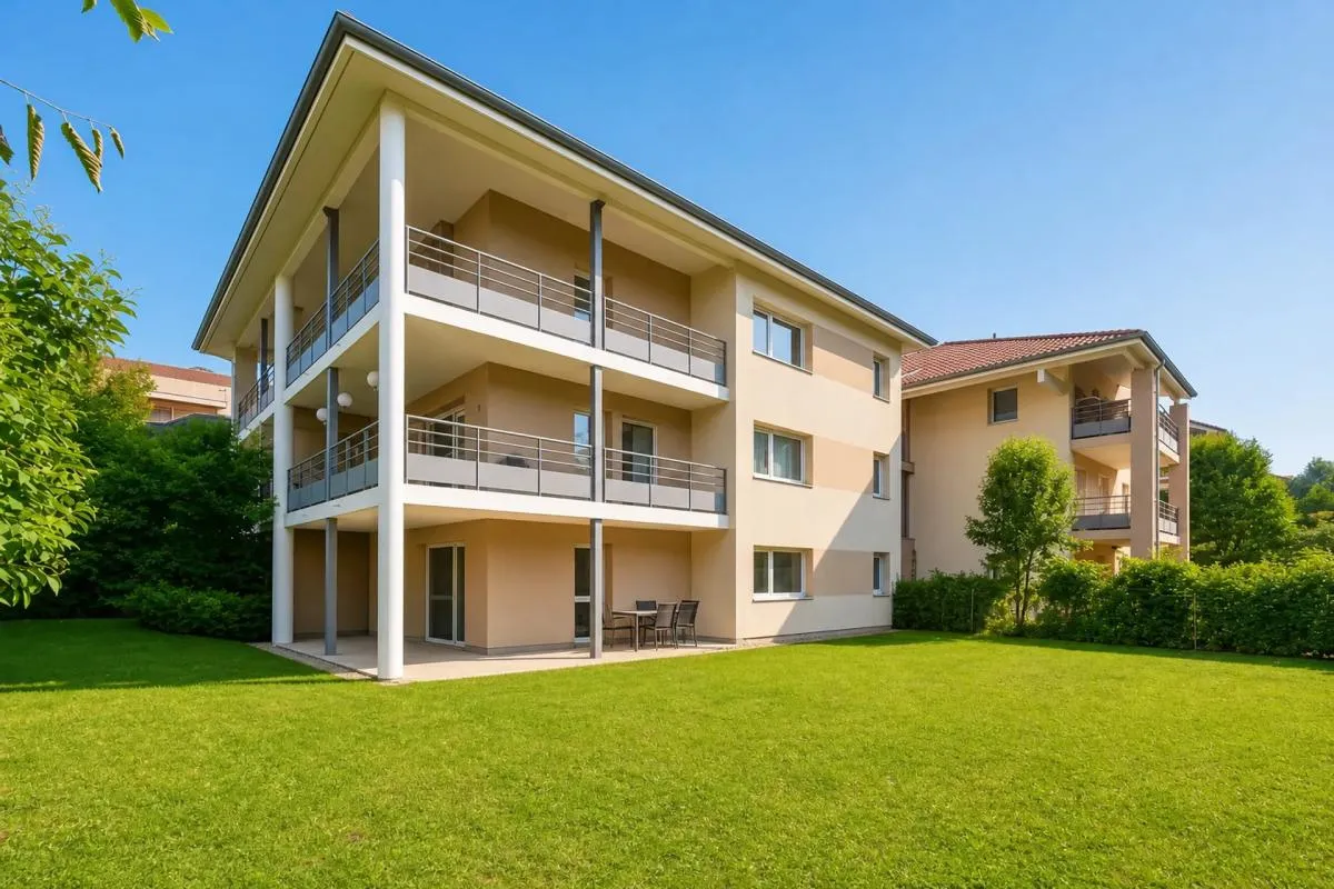 Idéal frontaliers T3 meublé récent jardin DPE B Vétraz-Monthoux