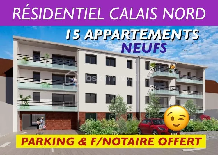 CALAIS NORD...VOTRE APPARTEMENT T2 / T3 NEUF POUR 2027 !