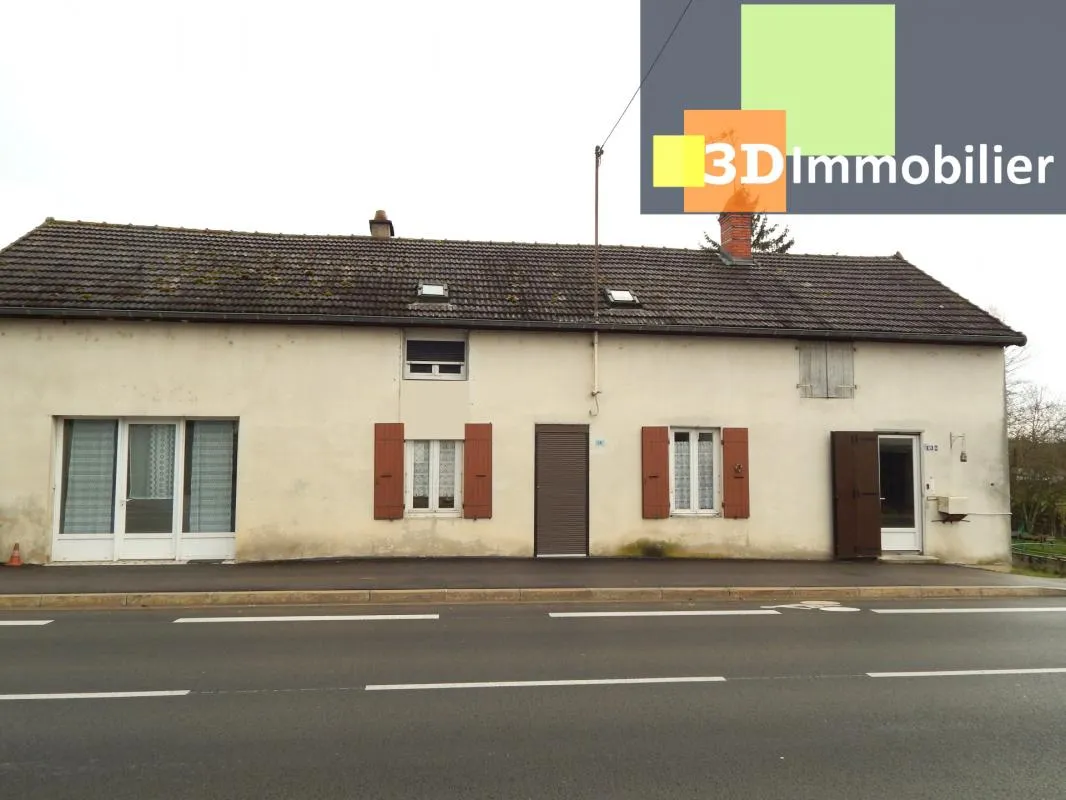 VENTE : BLETTERANS centre (39), À VENDRE MAISON 180 M², 5 CHAMBRES, GARAGES, TERRAIN 912 M²