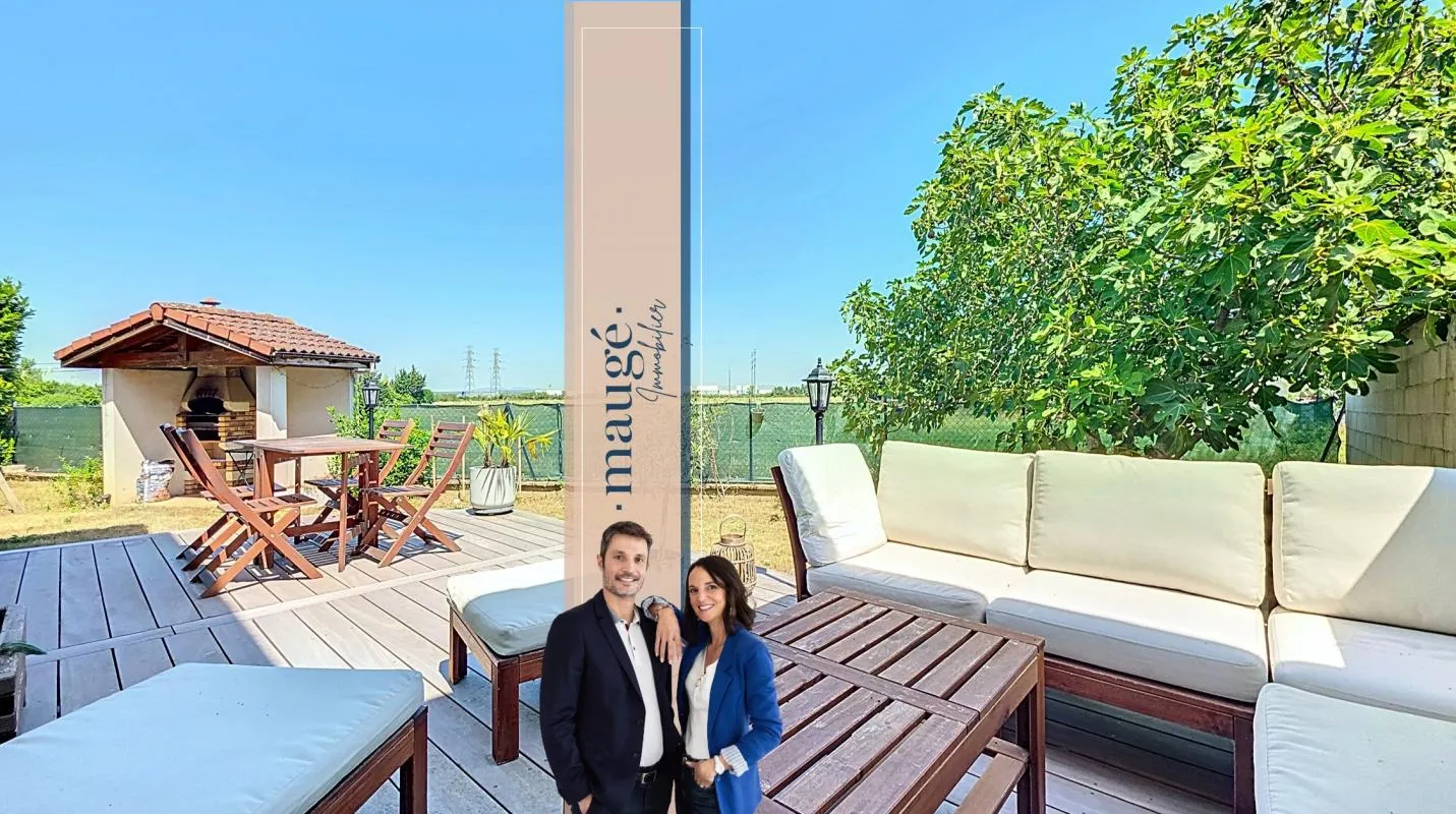 Maison - Mitoyenne - 3 Chambres - 1 Bureau - Sous sol complet - Cave - Garage - Terrasse - Jardin - Proche toutes commodités - Au calme absolu