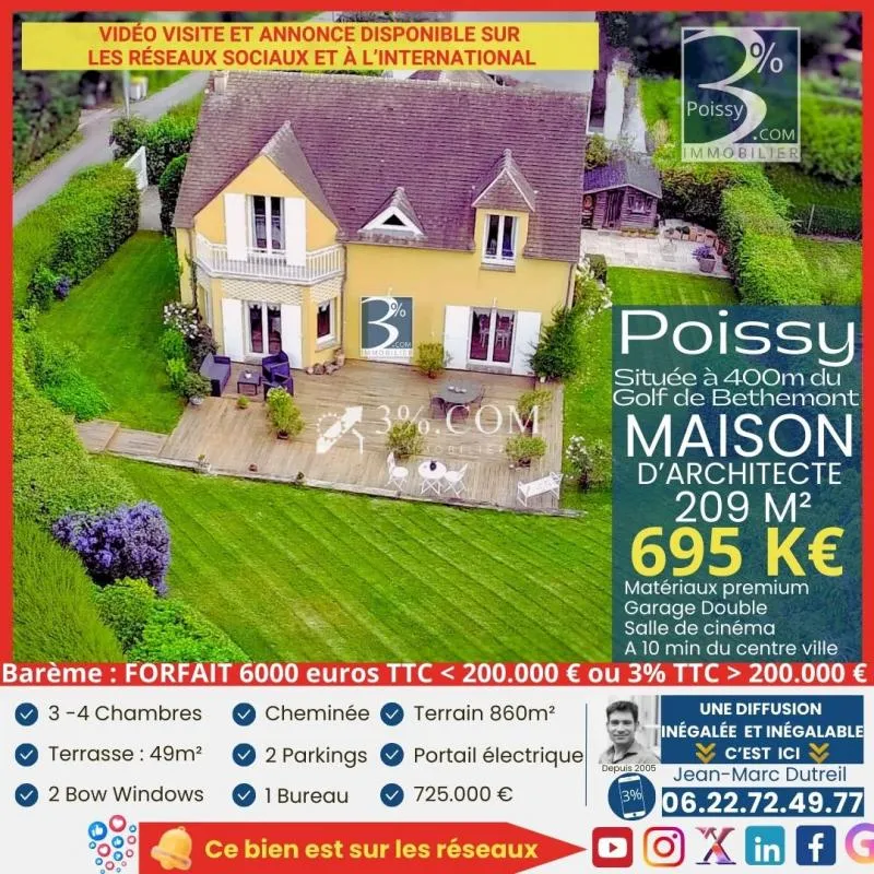 Maison Premium 3 Chambres et Cinéma + Terrasse 50m2
