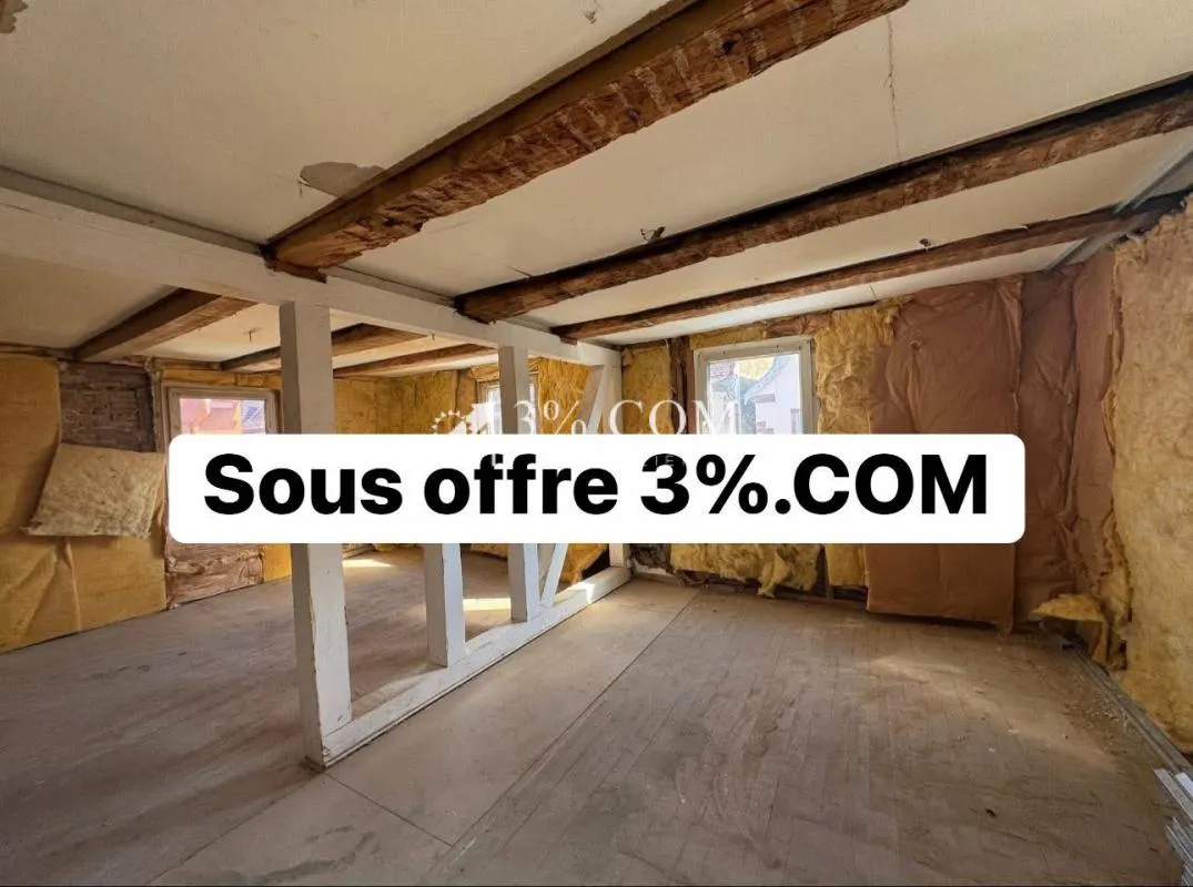 3%COM Triplex à rénover totalement au centre de Hochfelden