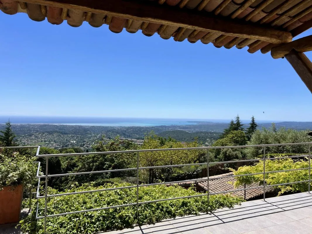Vence - vue mer exceptionnelle
