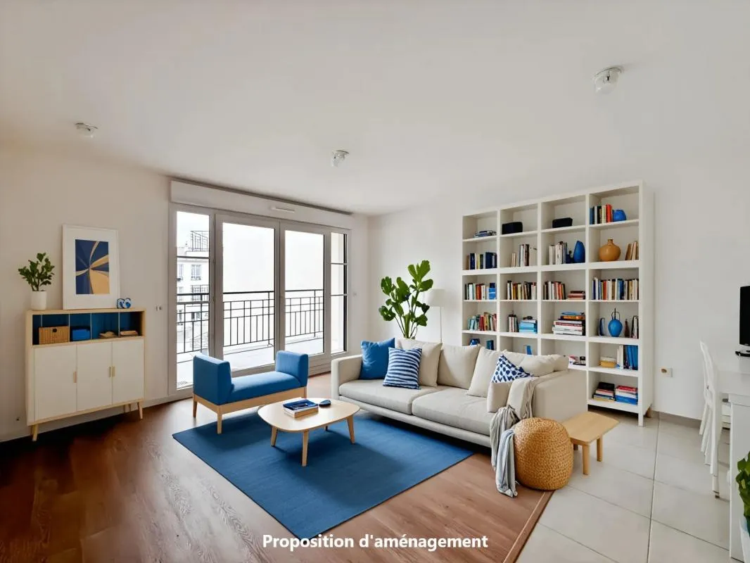 Appartement 3 pièces de 63m2 avec balcon en vente à Chelles, idéal pour famille