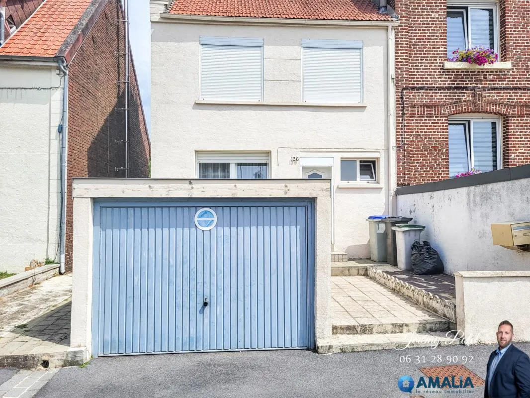 Maison 3 chambres, jardin, garage sur Avesnes les Aubert