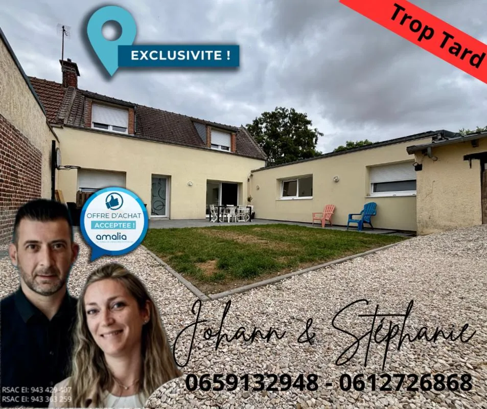 Maison de ville semi-individuelle, habitable de plain pied avec terrasse et jardin. Refait a neuf, Très économique en énergie. Idéal premier achat