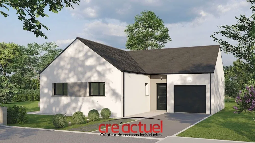 Maison neuve ( 75 M² ) – 3 chambres à PLELO