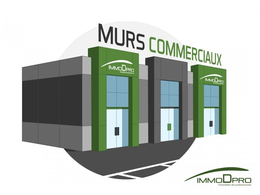 Murs commerciaux occupés sur emplacement N°1