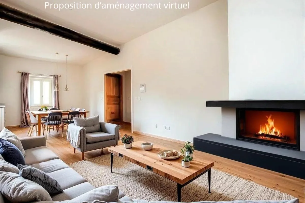 Maison de village avec terrasse et garage