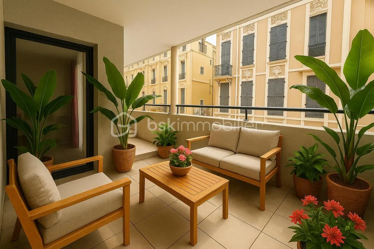 CANNES CENTRE - APPARTEMENT 2 PCES - 42M² - TERRASSE - 5 MIN RUE D'ANTIBES