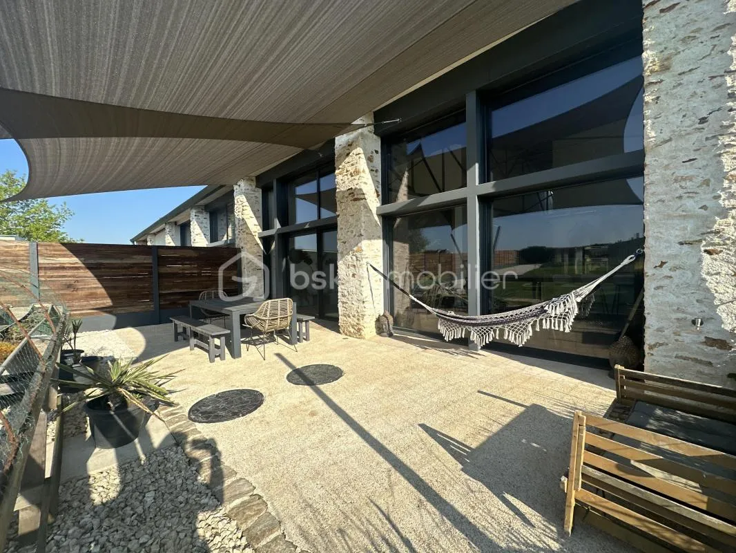 Maison loft de plain-pied d’environ 160 m²