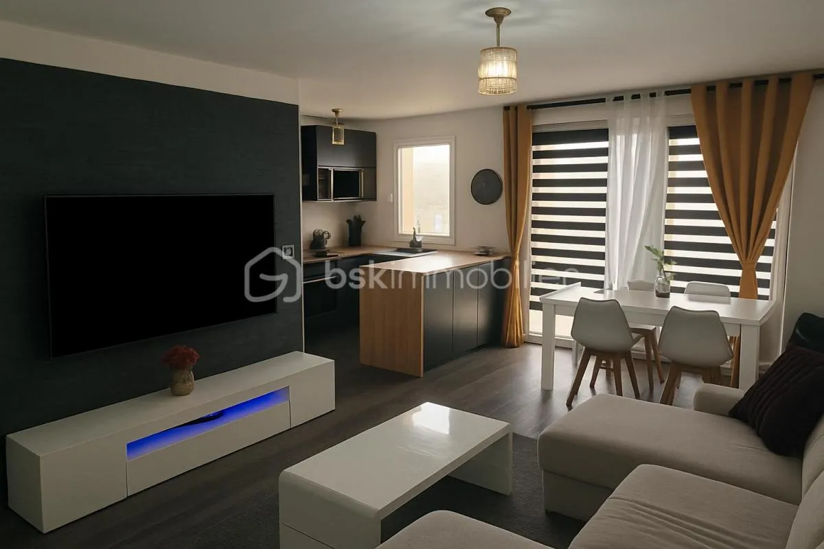 ✨ À vendre : spacieux T2 bis de 59,97 m² avec un balcon et stationnement sécurisé ✨