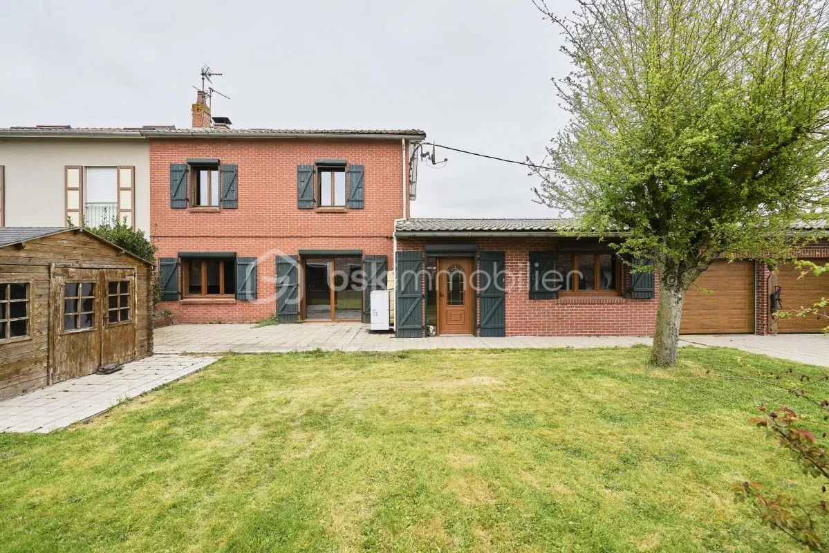 Maison ancienne 1920 – 100 m² – Jardin, terrasse, garage – Hameau calme proche commodités