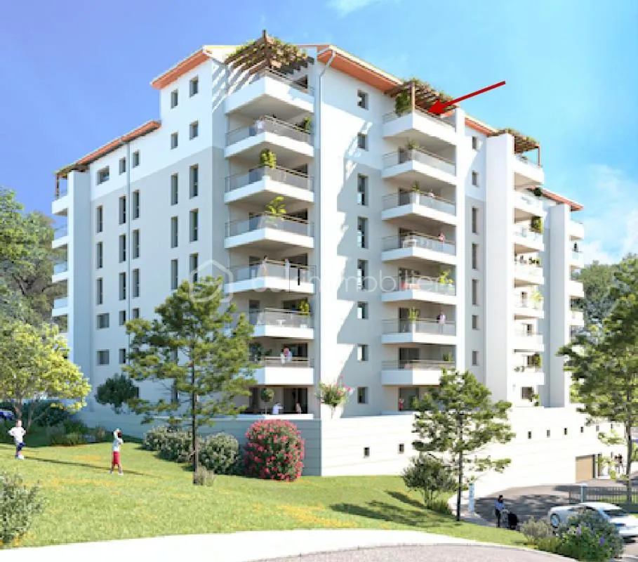 Ajaccio - T4 avec garage - Dernier étage vue panoramique