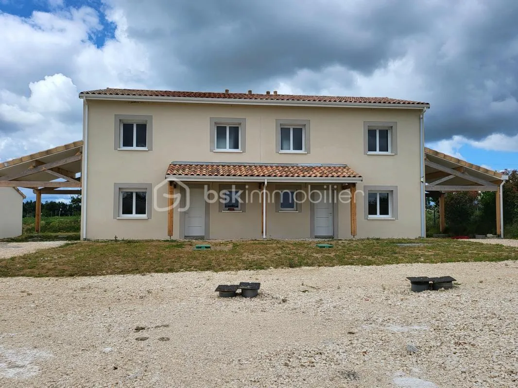 MAISON NEUVE RT 2012- 108 m²- 4 CHAMBRES- ABRI VOITURE - JARDIN