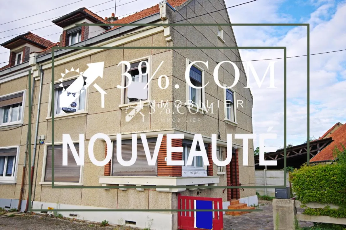 Maison semi-mitoyenne 140 m2, 4 CH (5 CH possible), Garage
