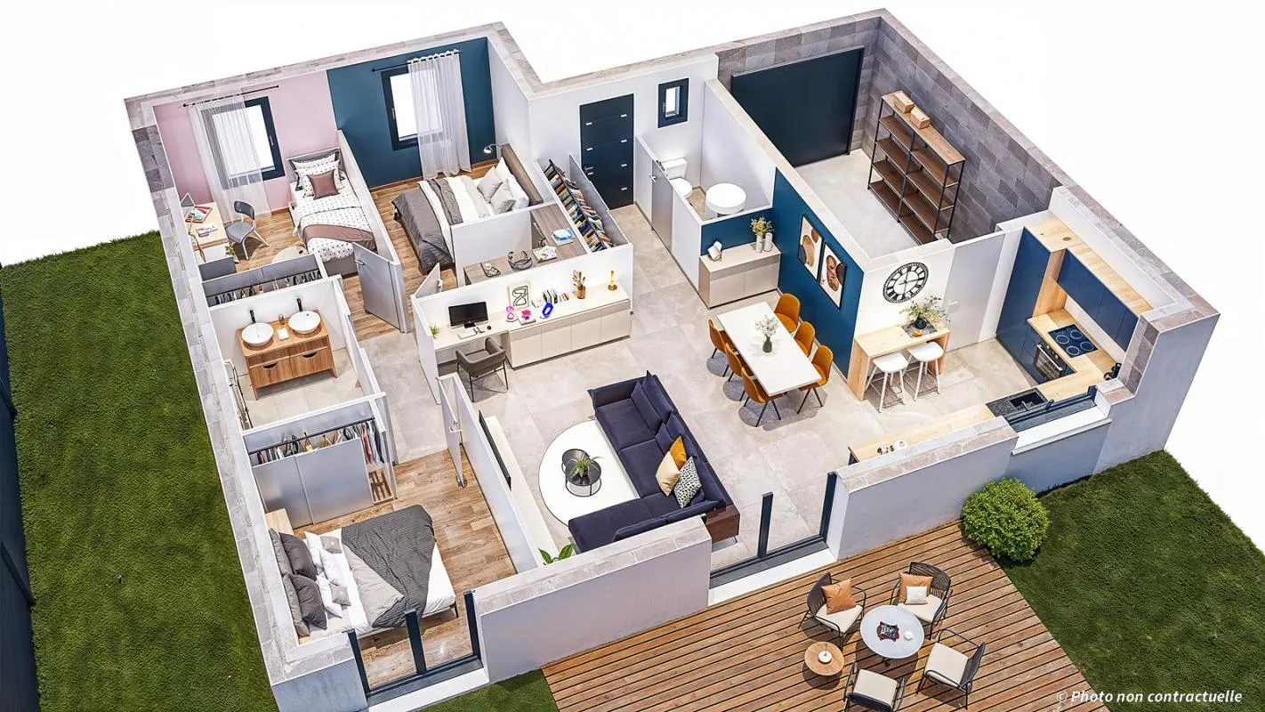 Maison 5 pièces 76 m2