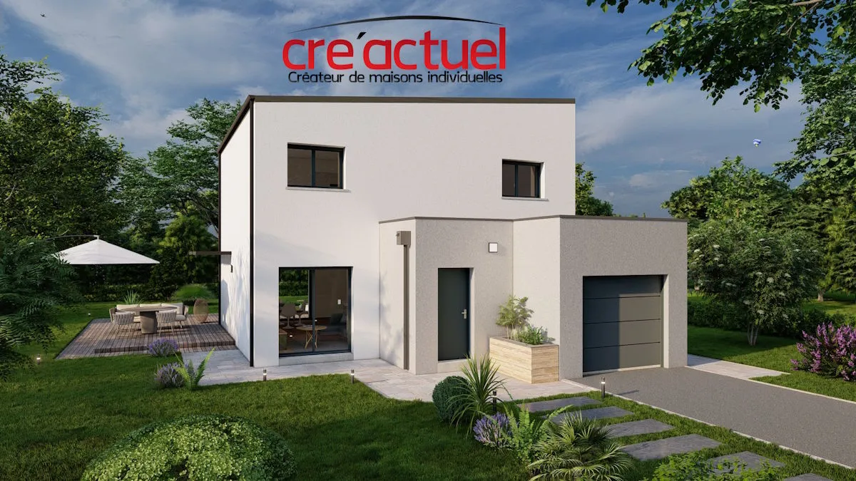 Maison neuve RE2020 (112 m²) – 4 chambres à MELESSE
