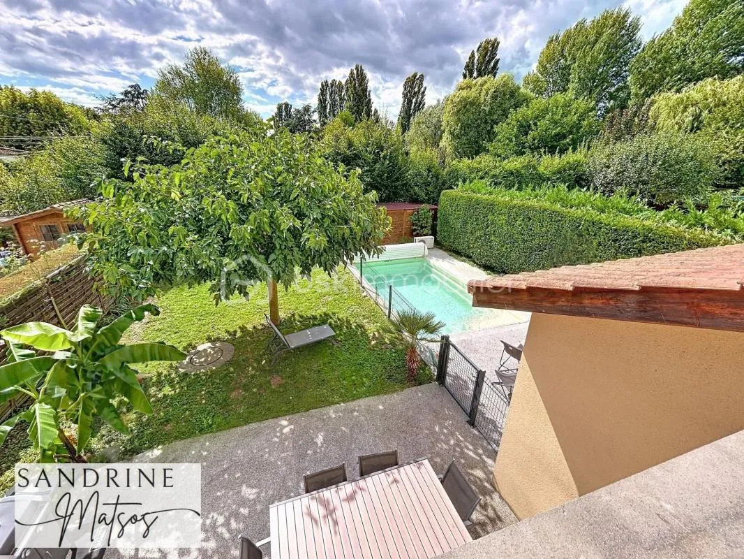 Exclusivité – Maison familiale (3 chambres dont une suite parentale + bureau) avec piscine sur la commune de Chavanoz